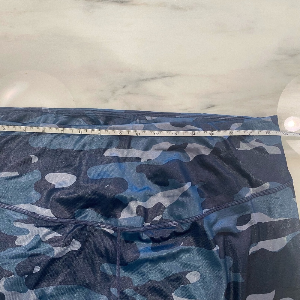 Nike Blue Metallic Camo Dri Fit Leggings